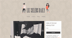 Desktop Screenshot of lilcelebsdaily.com